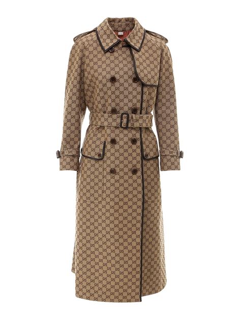 gucci coat woman|gucci trench coat women's.